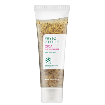 Thank You Farmer Phyto Relieful Cica Gel Cleanser 120ml - Καθαριστικό Ζελ με Cica για Ευαίσθητη Επιδερμίδα με Φυσικά Εκχυλίσματα